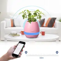Smart Flower Pot Touch Sensor Bluetooth LED Speaker