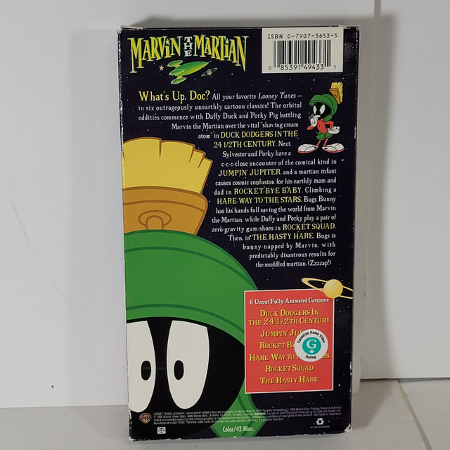 Marvin the Martian VHS Video Tape in CDs, DVDs & Blu-ray in Leamington - Image 2