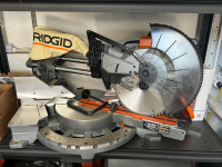 RIDGID 15 Amp Corded 12-Inch Dual Bevel Sliding Mitre Saw