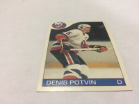 (2) 1985-86 OPC # 25 Denis Potvin New York Islanders Hockey Card