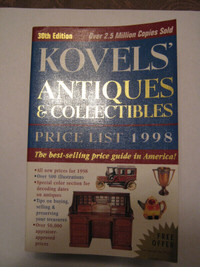 "KOVELS" Antiques & Collectibles Price List - 1998