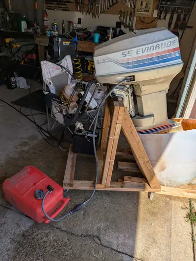 1977 Evinrude 55 long shaft 2 stroke. $1500 OBO. Comes with everything except the steering wheel. Al...