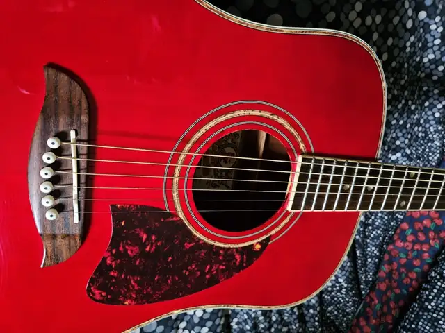 Oscar Schmidt (Washburn) OG2TR Acoustic Guitar in Guitars in Longueuil / South Shore - Image 5