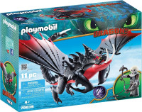 Playmobile How to Train Your Dragon 3 Deathgripper with Grimmel