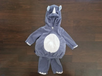 Rhinoceros costume size 6-9 months