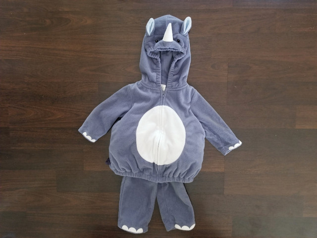 Rhinoceros costume size 6-9 months in Costumes in Lethbridge