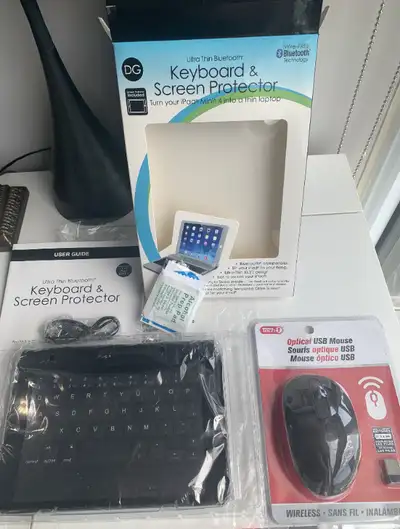 Bluetooth Keyboard+Screen For ipad mini 4+Tech-1 Wireless Mouse, View more