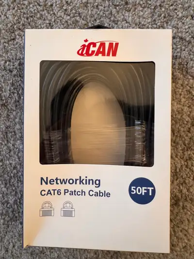 Networking CAT6 patch cable NEW, View more