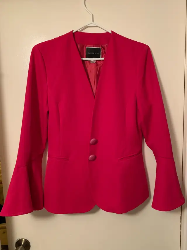 RED BUSINESS WORK CASUAL JACKET