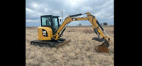 Mini excavator for hire around Sundre and surrounding area