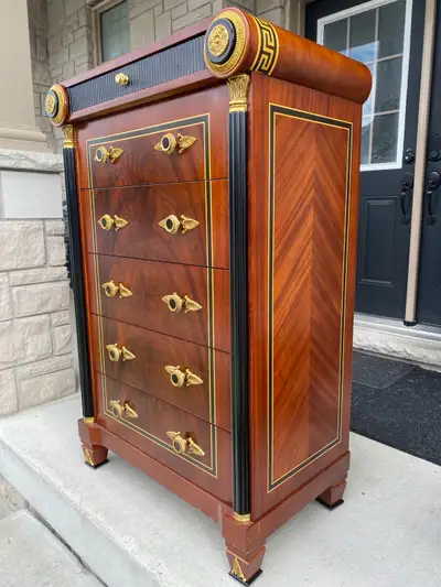 Antique Style Agbogla 6 Drawer Chest Dresser, View more