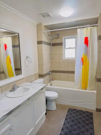 A bright and clean room is ready for rent