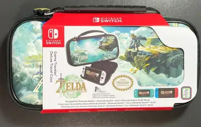 New Deluxe Travel Case for Nintendo Switch Zelda Tears OTK $29, View more