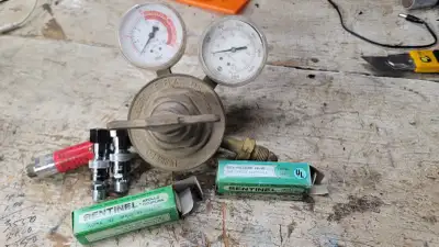 Acetylene Regulator and 2 Blow Back valves, View more