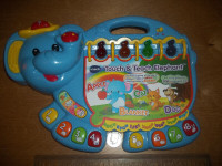 Abc toy for toddlers-VTech, touch and teach elephant