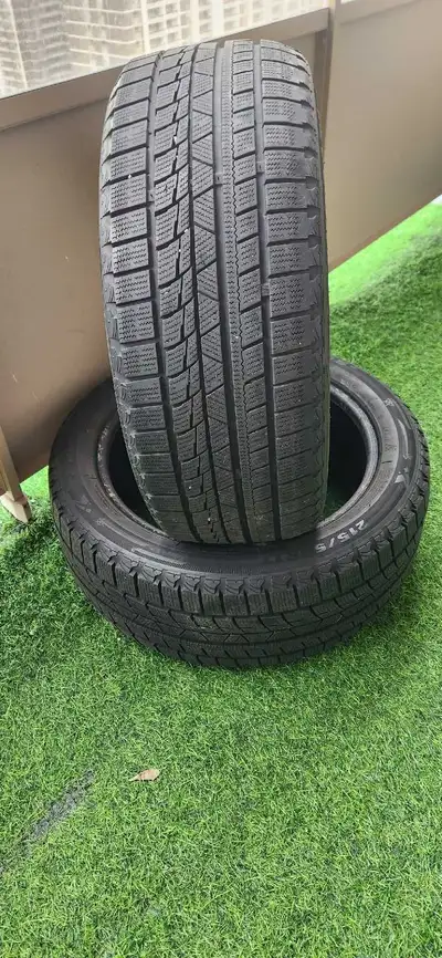 2 winter tires in excellent condition 215/50/R17. Please check my other ads. Thanks!