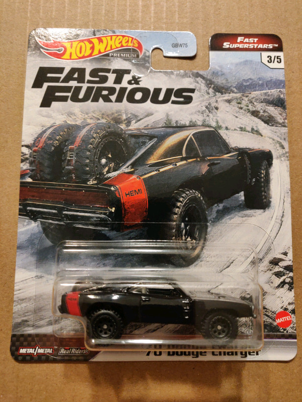 Hot Wheels Fast & Furious '70 Dodge Charger Offroad 1:64 diecast in Toys & Games in City of Toronto