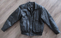 Men's Soft Leather Jacket / Coat, Small
