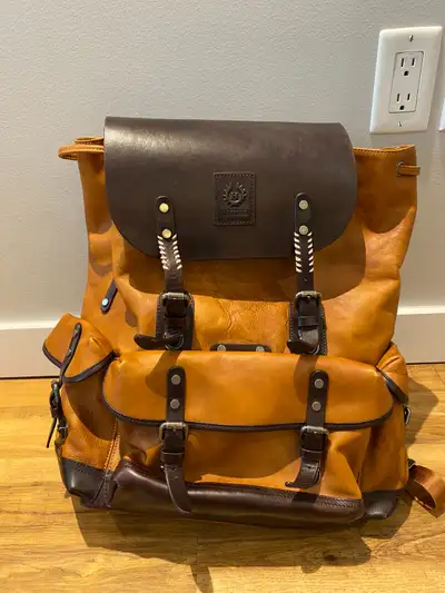 Leather Backpack, View more