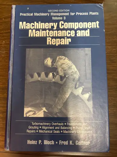 Machinery Component Maintenance and Repair, View more