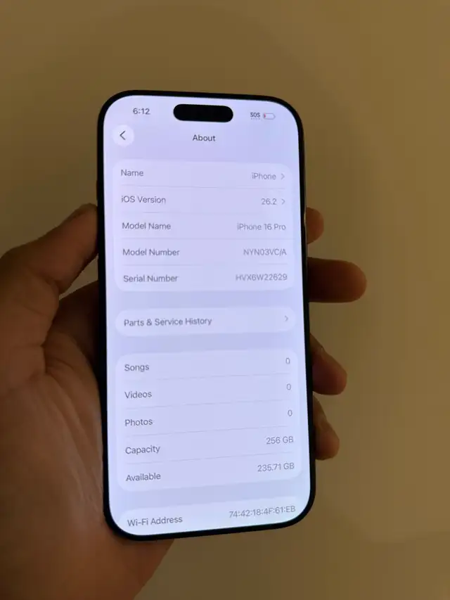 iPhone 16 pro 256GB in Cell Phones in Mississauga / Peel Region - Image 3