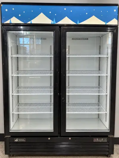 Keep your inventory perfectly chilled with this reliable EFI commercial two-door freezer, designed f...