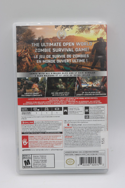 Dying Light Platinum Edition, for Nintendo Switch (*156) in Nintendo Switch in City of Halifax - Image 4