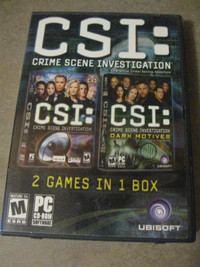 CSI: Crime Scene Investigation 2 game box set