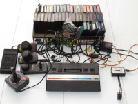 ATARI GAME CONSOLE WITH OVER 45 GAMES