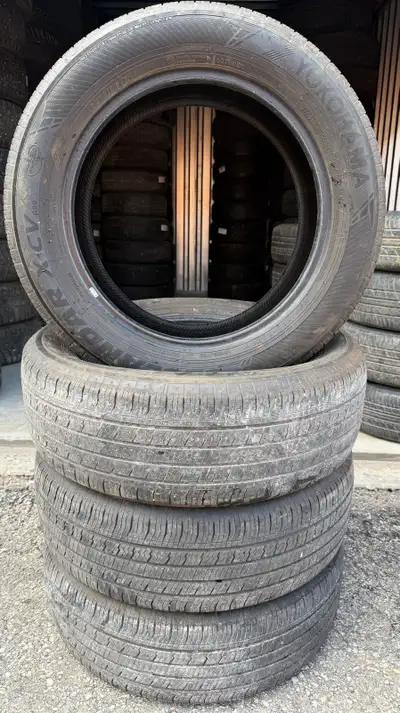 (4)- 235/60r18 Yokohoma All Season tires with lots of tread Asking for $459 obo