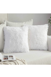 Throw pillows with covers (pack of 2)