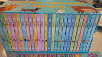 Child's 26 Board Book Set, Animal Alphabet Library, Case