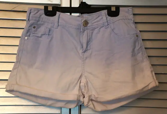 URBAN LIFE Purple/White Cotton Denim Shorts - Size 5/6 in Women's - Bottoms in City of Toronto - Image 2