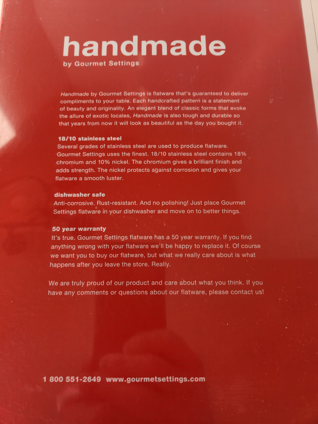 Flatware Set (20 pieces) in Kitchen & Dining Wares in Mississauga / Peel Region - Image 3