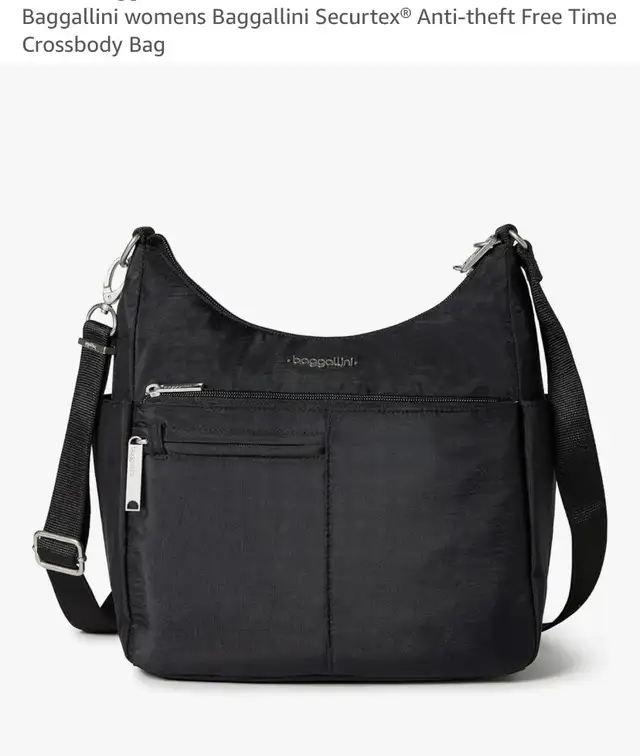 New Baggallini Anti-theft Free Time Crossbody Bag Purse in Women's - Bags & Wallets in Oshawa / Durham Region - Image 2