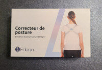 BRAND NEW - Edoqo Posture Corrector - Adjustable Back Brace