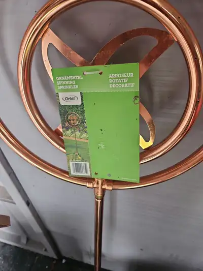 Copper Ornamental Spinning Sprinkler - BidRush Lot 11, View more