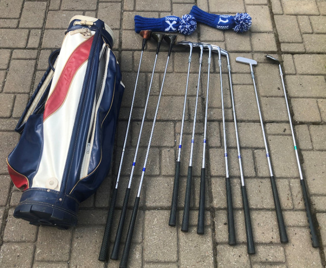 Bâtons de golf Sandra Post, avec sac et couvre-bois dans Golf  à Laval/Rive Nord - Image 2