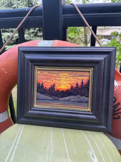 Norman R. Brown “Lake Superior Sunset”, View more