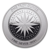 Pièce en argent/bullion silver compass asahi 1 oz .999