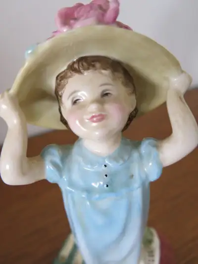 From a smoke free and pet free home. For sale is a ROYAL DOULTON figurine named MAKE BELIEVE, item H...