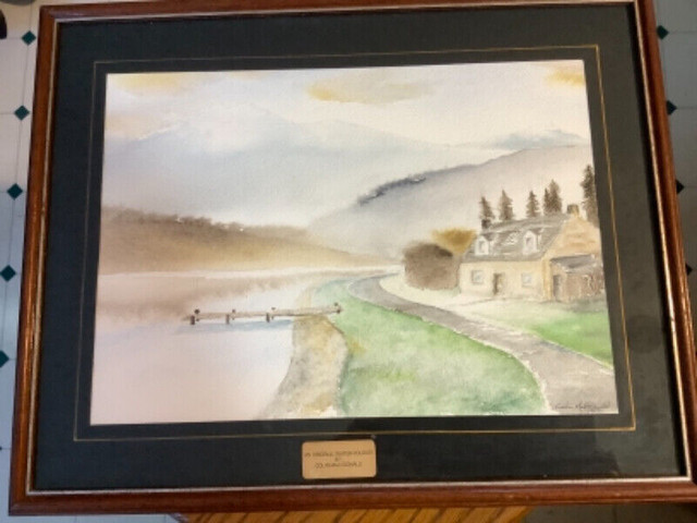 1907 Original Watercolour Painting by Colin Mac Donald in Arts & Collectibles in Belleville