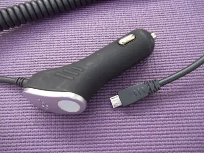 Car charger with Micro USB plug, View more