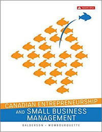 Cdn Entrepreneurship Small Business Management 11E 9781260065909