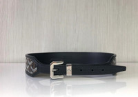 100% Authentic Goyard Belt Ceinture Batilde In Black brand new