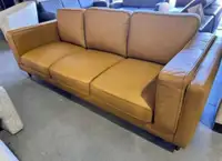 New! 88” Fine Leather Sofa!
