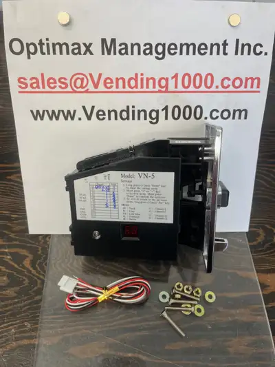 NEW Electronic Vending Coin Acceptors / Mechanisms Pricing: 1 - 24 units $65.00 each 25 - 49 units $...