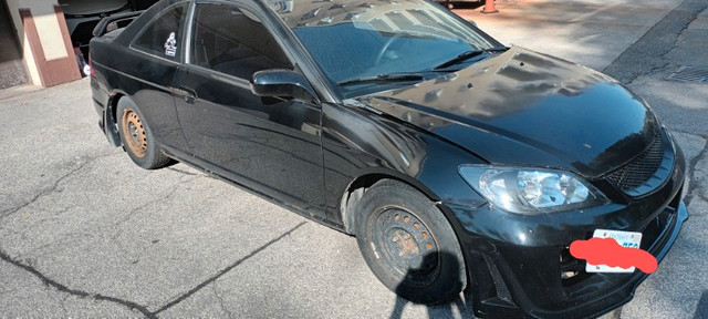 2005 Honda civic DX 5-speed, Black in Cars & Trucks in City of Toronto