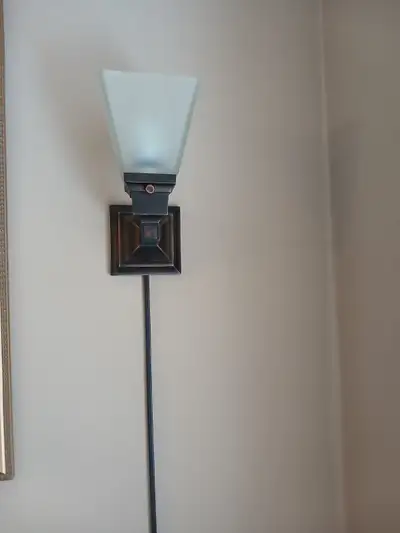 Wall light fixture - plug in, View more