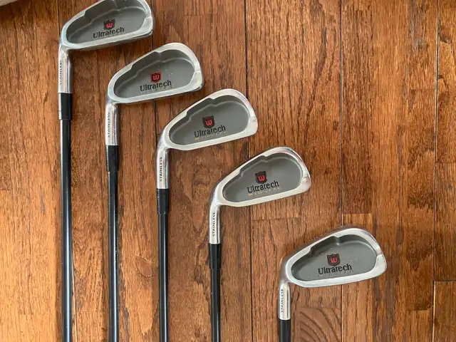 Left Handed Wilson Ultratech Midsize Regular Flex Iron Set No #762863284331139121